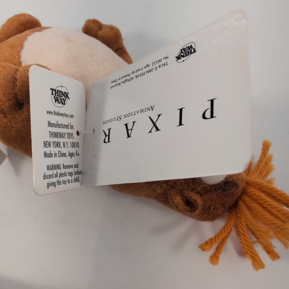 Thinkway Disney Pixar Boundin' Plush 7" Prairie Dog Gopher NEW - Picture 5 of 9